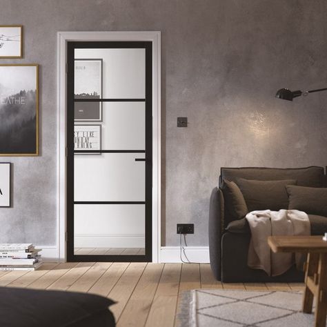 Internal Doors Modern, Architrave Door, Fire Doors Internal, Internal Glass Doors, Home London, Contemporary Doors, Room Divider Doors, Laminate Colours, French Doors Patio