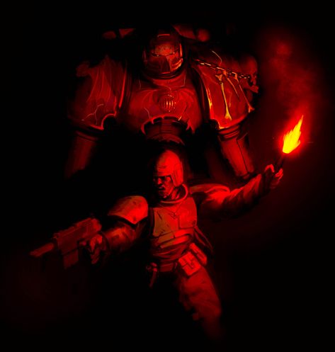 ArtStation - Hunter In The Dark Space Marine Art, Night Lords, Iron Warriors, 40k Art, 40k Artwork, Far Future, Warhammer 40k Art, Game Workshop, Marine Art