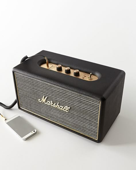 10 Unexpected, High-Tech Gifts For Him » Vintage-inspired Marshall Stanmore Speaker High Tech Gifts, Marshall Stanmore, Tech Gifts For Men, Bday Gifts For Him, Surprise Gifts For Him, Thoughtful Gifts For Him, Romantic Gifts For Him, Cool Tech Gifts, Diy Gifts For Him