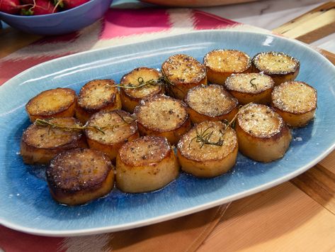 Food Network The Kitchen, Melting Potatoes Recipe, Melting Potatoes, Potato Dinner, Potatoes Recipe, Potato Dishes, Vegetable Sides, Veggie Sides, Vegetable Side Dishes