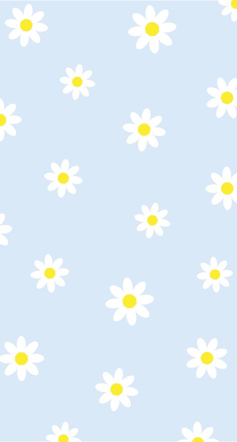 EDITORA Floral Print Wallpaper, Daisy Wallpaper, Flower Daisy, Simple Iphone Wallpaper, Iphone Wallpaper Pattern, Wallpaper Ipad, Cute Pastel Wallpaper, Soft Wallpaper, Hippie Wallpaper