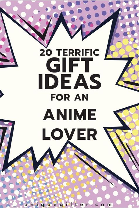 Stumped about what to give an anime lover for Christmas or their birthday? Be stumped no longer! Here's 20 gift ideas for an anime lover, otakus! Anime Gift Basket Ideas, Anime Gifts For Friends Diy, Anime Gift Basket, Birthday Gifts For Boyfriend Anime, Diy Anime Gifts Ideas, Anime Diy Ideas, Gifts For Anime Lovers, Anime Birthday, Otaku Gift