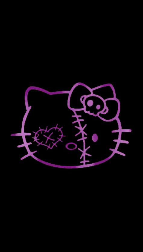 Hello Kitty Punk Wallpapers, Evil Hello Kitty Aesthetic, Alternative Aesthetic Wallpaper, Scary Hello Kitty, Hello Kitty Aesthetic Grunge, Hello Kitty Phone Wallpaper, Hello Kitty Imagenes, Punk Wallpaper, Wall Drawings