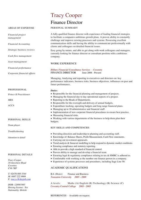 finance director cv template Management Resume, Finance Jobs, Financial Strategies, Senior Management, Manager Resume, Resume Design Template, Business Reviews, Personal Assistant, Competitor Analysis