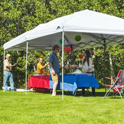 Ozark Trail 20' x 10' Straight Leg Instant Canopy (200 Sq. ft Coverage) - Walmart.com - Walmart.com Ozark Trail Tent, Waterproof Gazebo, Folding Canopy, Portable Shade, Shade Tent, Tent Set Up, Easy Up, Gazebo Tent, Instant Canopy