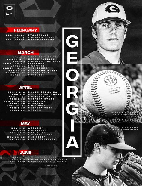 Baseball Schedule Graphic, Sports Schedule Graphic, Schedule Graphic, Athletic Graphics, Sports Marketing Design, Baseball Schedule, Baseball Graphics, Tv Broadcasting, Sport Posters