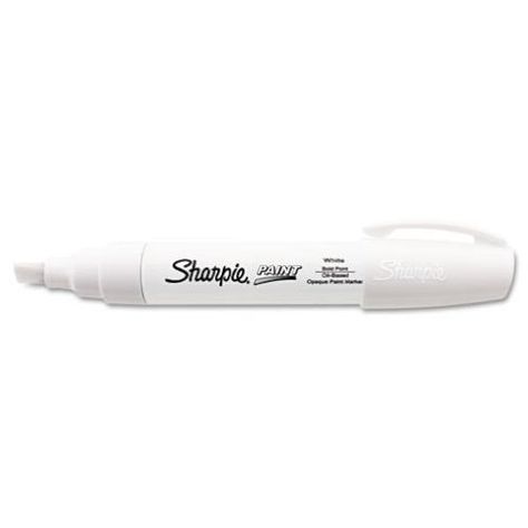 Sharpie Oil Paint Marker Bold White (SN35568) Sharpie Paint Markers, Oil Based Sharpie, Diy Old Books, White Sharpie, Types Of Pencils, Sharpie Paint Pens, Chalkboard Markers, Old Book Crafts, Highlighters Markers