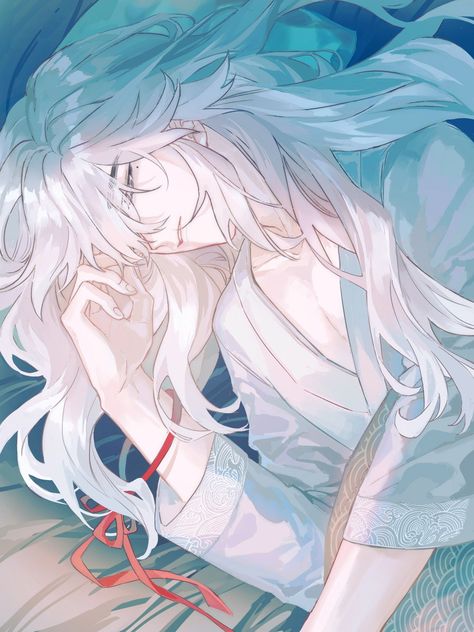 White Hair Anime Guy, Anime Long Hair, Jing Yuan, Long White Hair, I See Stars, Animated Man, Star Character, Picture Icon, Fantasy Rpg