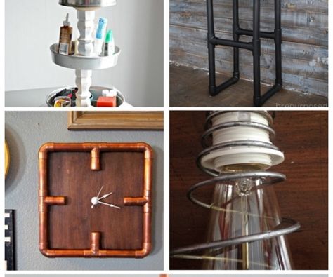 Nautical Tray… A Thrift Store Makeover | Domestically Speaking Industrial Furniture Diy, Industrial Diy Decoration Ideas, Industrial Diy Projects, Diy Industrial Home Decor, Diy Industrial Furniture, Industrial Chic Decor, Industrial Diy, Industrial Home Design, Industrial Interior Design