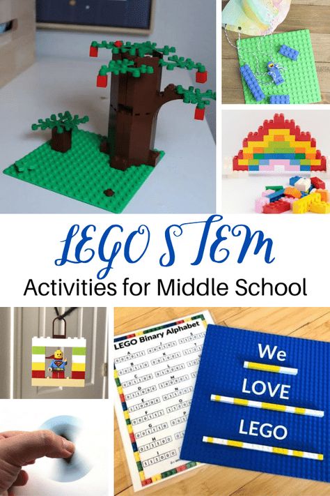 20+ Fun and Constructive LEGO STEM Activities for Middle School Stem Challenges Middle School, Stem Activities For Middle School, Lego Stem Activities, Lego Stem Challenge, Lego Eiffel Tower, Lego Stem, Stem Activities Middle School, Diy Fidget Spinner, Homeschool Coop