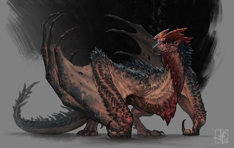 ArtStation - Dragon study Dragon Anatomy, Got Dragons, Httyd Dragons, Creature Artwork, Fantasy Beasts, Dragon 2, Dragon Pictures, Fantasy Creatures Art, Fantasy Monster