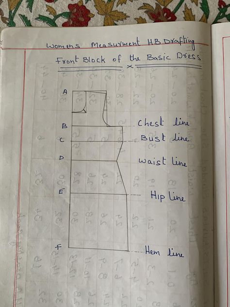 Tailoring Measurement Book, Measurement Book For Tailors, Tailoring Techniques For Beginners, Learn Tailoring, Churidar Pattern, Tailoring Classes, Pattern Drafting Tutorials, Basic Dress Pattern, Clothing Pattern Design