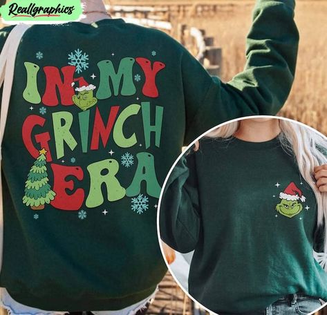 Grinch Ugly Sweater, Grinch Costumes, Grinch Shirts, Family Christmas Shirts, Mama Sweatshirt, Grinch Christmas, Women Gifts, Christmas Hoodies, Retro Christmas