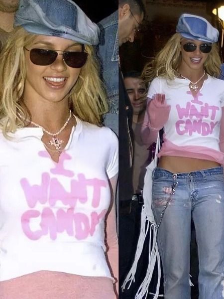 Pop icon Britney rocking her outfits in the early 2000s
What an inspiration! Trashy 2000s Aesthetic, Britney Spears Y2k, Rihanna 2000's, Miley Cyrus Street Style, Britney Spears 2000s, Britney Spears 2000, Britney Spears Outfits, 2000s Party, Rihanna Outfits