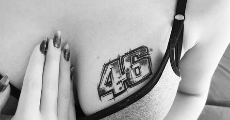 My VR46 Fan Tattoo 46 Tattoo Rossi, 46 Tattoo, Valentina Rossi, Fan Tattoo, Valentino Rossi, Fish Tattoos, Jesus Fish Tattoo, Triangle Tattoo, Fan