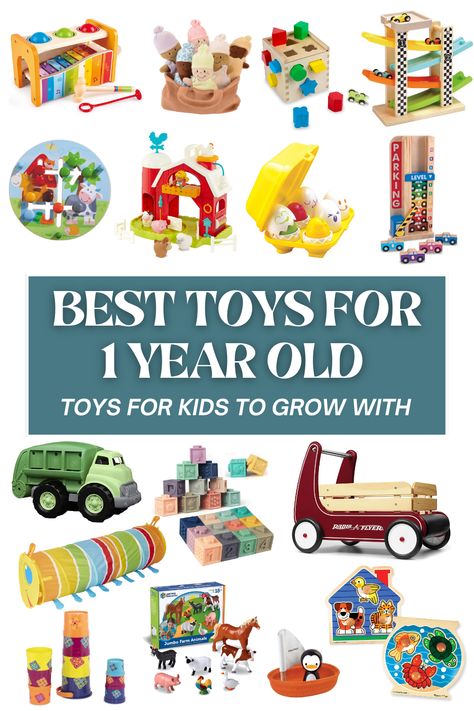 25+ Best Toys for 1 Year Old from Amazon Toys For Six Year Olds, Toys For 5 Year Boy, Toddler Gift Guide, Best Toddler Toys, Free Toys, Open Ended Toys, Best Toys, Easy Activities, Best Kids Toys