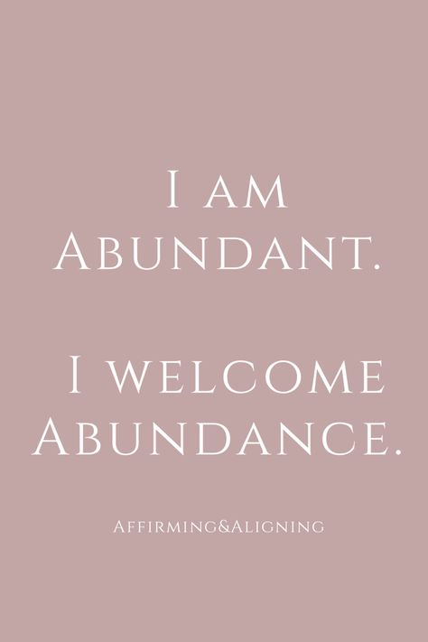 Repeat these to allow abundance to flow through you!💫✨ #meditation #affirmations #aesthetic #selfcare #selflove Abundance Affirmations Wallpaper, I Am Content, I Am Abundant Affirmations, Abundance Aesthetic Wallpaper, Abundance Mindset Aesthetic, Abundance Lifestyle, I Am Abundant, Abundant Aesthetic, Affirmations Lockscreen Aesthetic