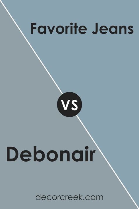 Debonair SW 9139 by Sherwin Williams vs Favorite Jeans SW 9147 by Sherwin Williams Sherwin Williams Coordinating Colors, Trim Colors, Accent Walls, Coordinating Colors, Sherwin Williams, Paint Color, Dream Home Design, Modern Living, Favorite Jeans