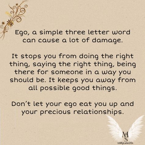 Men With Fragile Egos, High Ego Quotes, Ego In Relationship Quotes, Pride Quotes Relationships, Ego In Relationship, Ego Quotes Relationships, Ego Relationship, Relationship Standards, Learning Psychology