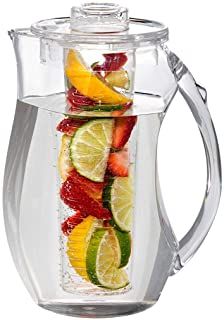 Amazon.com : acrylic pitcher Healthy Iced Tea, Iced Tea Pitcher, Sugar Free Drinks, How To Make Margaritas, Tea Cafe, Fruit Infused Water, Spa Day At Home, Glass Jug, Water Pitcher