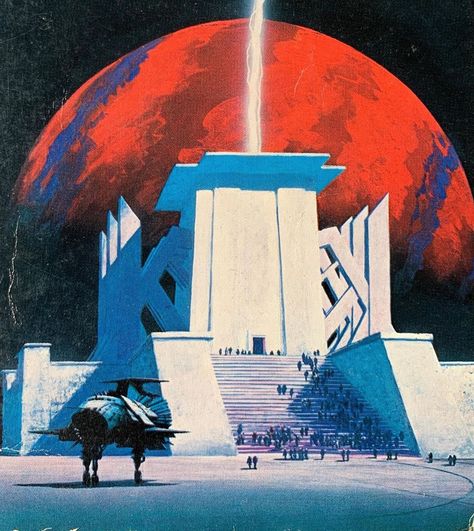 Scifi Art on Instagram: “Art by John Harris for The Best of Trek 12 (Signet, 1987 edition) . . . . #scifiart #fantasyart #spaceship #trippy #space #scifi…” Angus Mckie, Concept Art Landscape, 80s Sci Fi, John Harris, Novel Game, 70s Sci Fi Art, Ralph Mcquarrie, Arte Peculiar, Scifi Fantasy Art