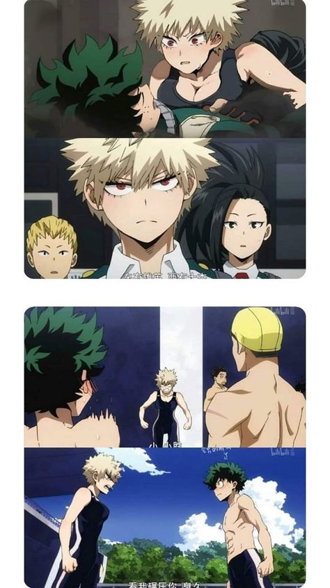 Deku X Fem Bakugou, Bakudeku Genderswap, Bnha Genderbend Bakugou, Genderbent Anime Characters, Fem Bakugou Fanart, Genderbent Bakugou, Fem Bakugou X Deku, Fem Deku X Kacchan, Fem Katsuki