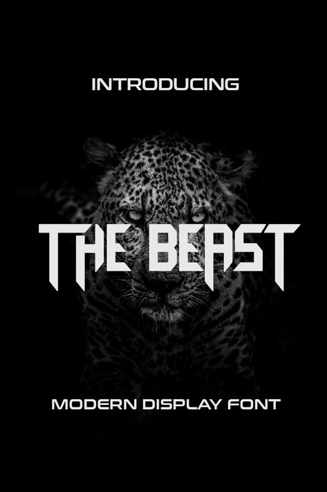 Beast Logo Design, Beast Logo, Posters Business, Strong Font, Blackletter Font, Luxury Font, Modern Typeface, Font Design, Display Font