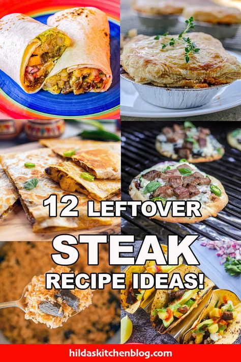 Are you looking for recipe using leftover steak? In this post, I'll share 12 creative leftover steak recipes that are both easy and delicious! Leftover Steak Recipes Easy, Recipes For Leftover Steak, Leftover Filet Mignon, Leftover Steak Ideas, Leftover Barbacoa, Using Leftover Steak, Steak Recipe Ideas, Assyrian Recipes, Smoked Pizza