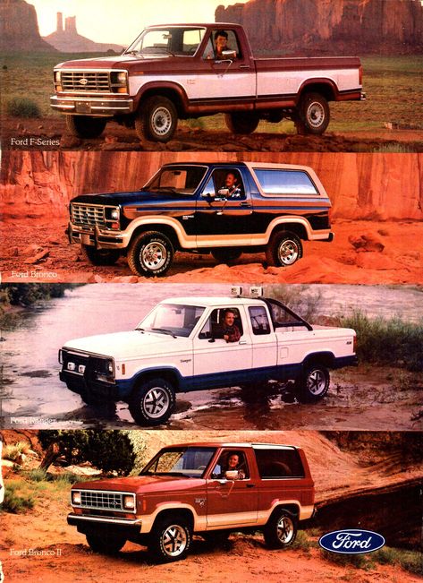 Best Pickup Truck, Ranger Truck, Ford Bronco Ii, Ford Ranger Truck, Classic Ford Broncos, Bronco Ii, Vintage Pickup Trucks, Classic Ford Trucks, Old Ford Trucks