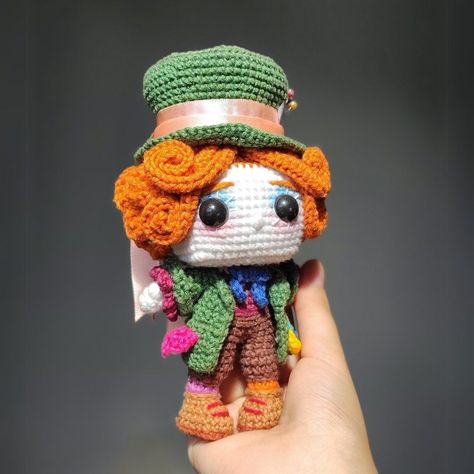 ✅CLICK THE LINK!⬆️ Learn how to crochet the Mad Hatter from Alice in Wonderland! This amigurumi pattern is perfect for beginners and includes a step-by-step tutorial. #FunkoPop . #Amigurumi_Patterns #Pop_Style #Crochet_Pattern_Amigurumi #Male_Doll Crochet Mad Hatter, Crochet Funko Pop, Crochet Monkey, Crochet Disney, Crochet Shop, Crochet Pattern Amigurumi, Pop Style, Fun Crochet Projects, Amigurumi Free