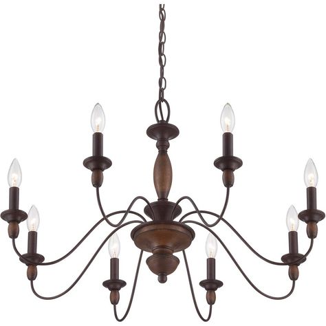 Quoizel HK5008TC  Holbrook 8Light Chandelier Tuscan Brown ** Details can be found by clicking on the image. (This is an affiliate link and I receive a commission for the sales) #homeimprovement Classic Candles, Quoizel Lighting, Candle Style Chandelier, Traditional Chandelier, Candle Styling, Wac Lighting, Entry Foyer, Global Design, Light Chandelier