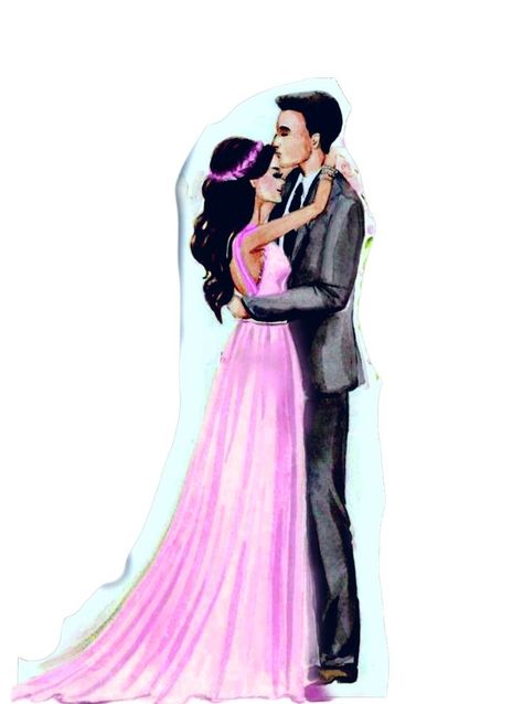 Pink Dress Wedding, 21st Birthday Cake For Girls, Cartoon Bride, Groom Cartoon, Cake Topper Wedding Couple, Wedding Cake Designs Simple, Bride And Groom Cartoon, Couple Cake Topper, Wedding Couple Cartoon