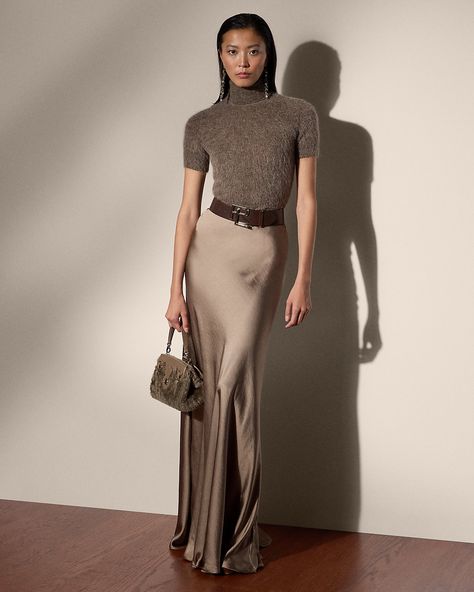 Ralph Lauren Ralph Lauren Ready To Wear, Twill Skirt, Women Ralph Lauren, Tiered Skirts, Satin Midi Skirt, Skirt For Women, Wedding Guest Outfit Summer, Cardigan Shirt, Shorts Skirts