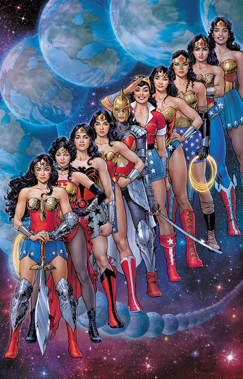 Nicola Scott, Wonder Woman Artwork, Wonder Woman Art, Anniversary Art, Wonder Woman Costume, 80th Anniversary, Superman Wonder Woman, Arte Dc Comics, Wonder Women