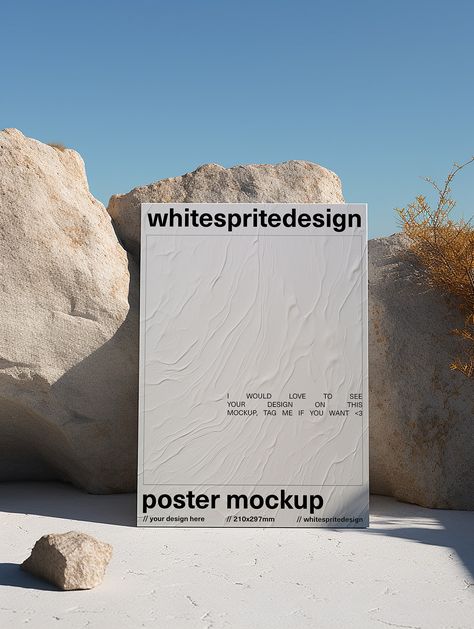 FREE POSTER MOCKUP Work Graphic Design, Poster Mockup Free, Work Graphic, Poster Mockup Psd, Mockup Poster, Free Frames, Mockup Downloads, Free Poster, Funny Prints