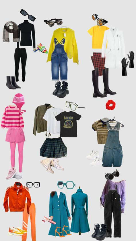 Despicable Me Diy Gru Costume Despicable Me, Despicable Me Inspired Outfit, Margot Despicable Me Costume, Preppy Minion Costume, Agnes Halloween Costume, Edith Costume Despicable Me, Despicable Me Sisters Costume, Diy Despicable Me Costume, Gru Outfit Despicable Me