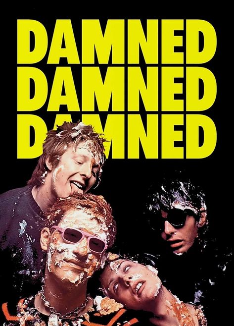 The Damned Poster, Rock Bands Posters, Art About Music, The Damned Band, Harsh Noise, Dandy Warhols, Bands Posters, They Might Be Giants, The Hives