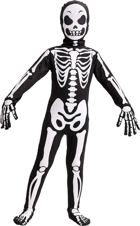 Spooktacular Creations Boy Scary Creepy Skeleton Costume, Skelebones Costume, Bone Jumpsuit, Kids Halloween Dress Up Spirit Costume, Spirit Halloween Costumes, Cat Skeleton, Girls Winter Hats, Skeleton Costume, Matching Costumes, Halloween Express, Halloween Costume Contest, Boy Halloween Costumes