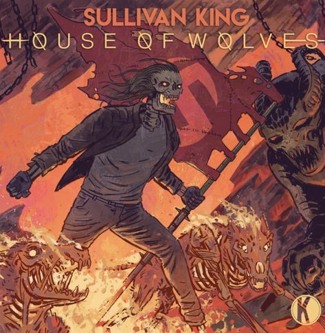 Sullivan King, House Of Wolves, Edm Music, Dubstep, Electronic Music, Wolves, Bass, Comic Book Cover, Music