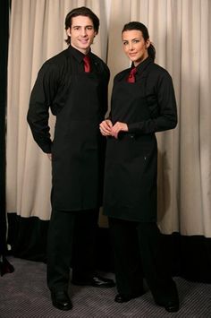 Waiter Uniform Design, Bartender Uniform, Bartender Outfit, Rustic Chic Design, Waiter Uniform, Restaurant Uniforms, Women Wearing Ties, Hotel Uniform, Pub Design