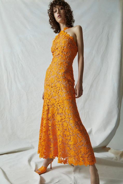 Summer Gowns, Lela Rose, Spring Summer Trends, Fashion 2024, Spring Summer 2024, Orange Fashion, Designer Gowns, Colourful Outfits, Spring 2024