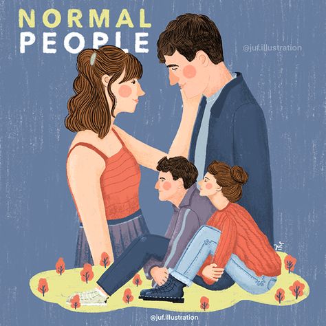 Normal People, Editorial Illustration, I Love Books, Love Book, Wall Collage, Movies Showing, Serie Tv, Favorite Books, Book Worth Reading