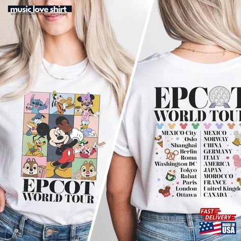 Epcot World Tour T-Shirt Mickey Mouse And Friends Shirt Disney Group Trip Sweatshirt Check more at https://musicloveshirt.com/product/epcot-world-tour-t-shirt-mickey-mouse-and-friends-shirt-disney-group-trip-sweatshirt/ T Shirt Mickey Mouse, Group Trip, Disney World Shirts, Disney Birthday, Group Travel, Mickey Mouse And Friends, Travel Shirts, Friends Shirt, Tour Shirt