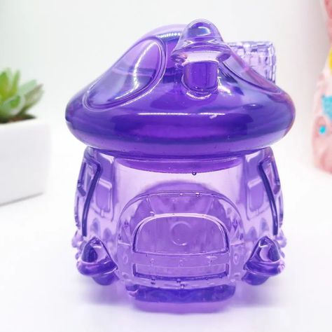 Purple Mushroom Shaped Resin Cottage Storage Stash Jar, Trinket Bowl, Cottagecore Decor, Unique Housewarming Or Birthday Gift For Friend https://groovygirlbynikki.etsy.com/listing/1760496648 Cottage Storage, Purple Mushroom, Birthday Gift For Friend, Stash Jar, Stash Jars, Trinket Bowl, Cottagecore Decor, Friend Birthday Gifts, Gift For Friend