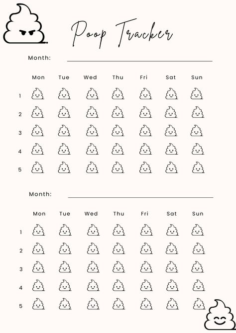 monthly habit tracker template free printable Poop Chart For Kids, Habit Tracker Printable Monthly, Healthy Routines, Bulletin Journal, Life Planner Organization, Journal Tracker, Samsung Notes, Diet Tracker, Tracker Ideas