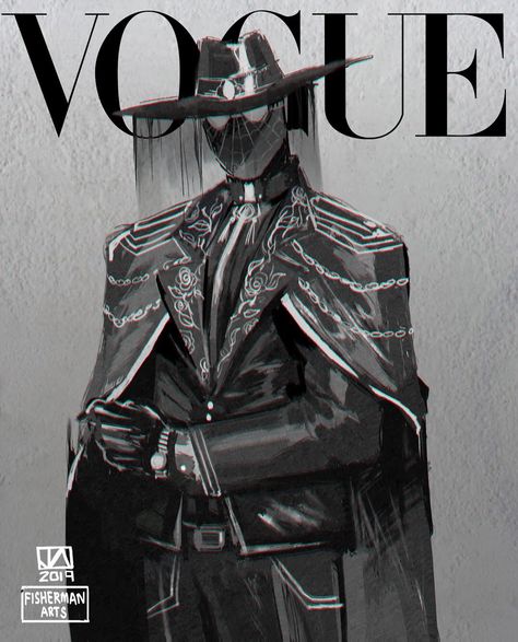 🐟J Alcaide🐟 on Twitter: "Vogue Noir! Got pretty inspired from looking at Met Gala photos ✨✨✨ #SpiderVerse… " Gala Photos, Spider Noir, A Man, Spiderman, Cowboy, Vogue, Black And White, On Twitter, Twitter