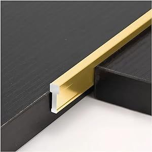 Aluminum Floor Threshold Transition Strips T Molding,Small Heavy Duty Flooring Seam Cover, Narrow Floor Reducer (Gold Length 110cm/43.3in) T Molding Floor Transition, Threshold Transition, Floor Transition Ideas, Floor Threshold, Tile To Wood Transition, Floor Transition Strip, Transition Strips, Vinyl Laminate Flooring, Flooring Design