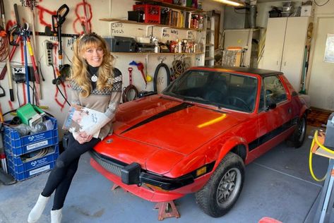 This 1974 Fiat X1/9 has belonged to the same famous owner since new. This is your chance to own a rust-free Italian classic with a known history. #Fiat, #X19 Fiat X19, Shifter Knob, Plastic Trim, Market Value, Italian Cars, Barn Finds, Classic Italian, Classic Car, Classic Cars