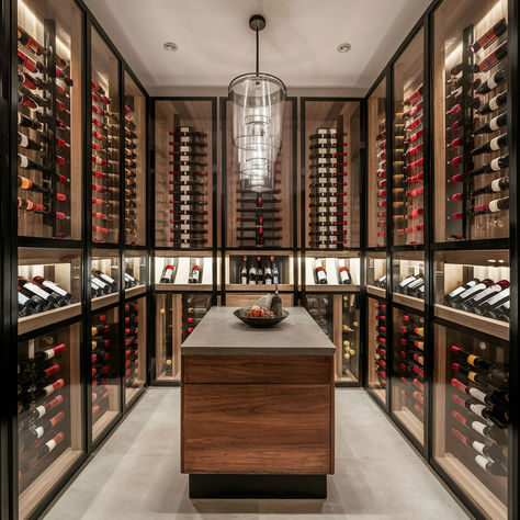 9 Decorative and Functional Wine Cellar Ideas For Your Home Wine Cellar Room Divider, Wine Bottle Storage Ideas, Outdoor Wine Bar, Unique Wine Cellar, Wine Cellar Ideas, Modern Wine Cellar, Contemporary Wine Cellar, Wine Room Design, Cellar Ideas