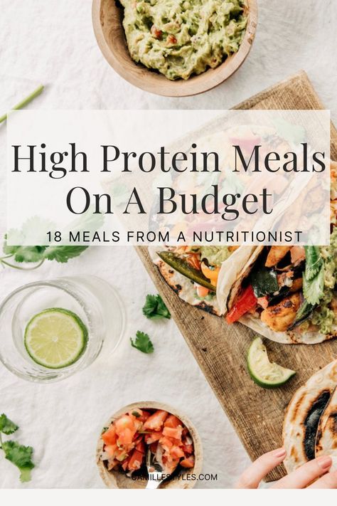 Looking for affordable ways to boost your protein intake? These delicious and budget-friendly high-protein meal ideas will keep you satisfied without breaking the bank. Perfect for meal prepping and staying healthy all week long! Get the full list at Camille Styles. #HighProtein #BudgetMeals #MealPrep #HealthyEating #WellnessTips Cheap Easy Protein Meals, Meal Planning High Protein, Budget Friendly Healthy Meals For One, Folate Rich Meals, High Protein Diet On A Budget, High Protein Clean Eating Meal Plan, High Protein Affordable Meal Prep, Protein Focused Meal Prep, 30 Day Meal Plan Healthy